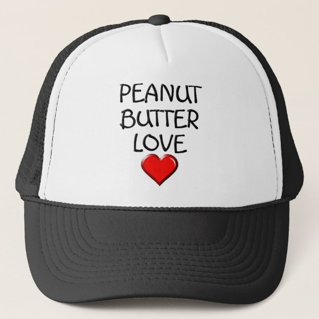 Gorra De Camionero Amor de la mantequilla de cacahuete (Anverso)