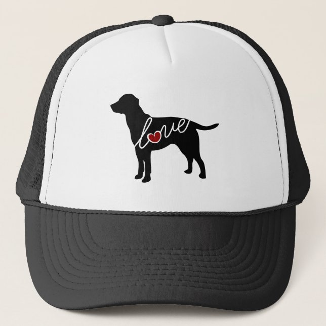 Gorra De Camionero Amor de Labrador (Anverso)