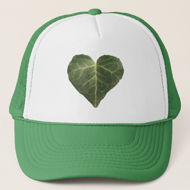Gorra De Camionero Amor de planta - Jardín Botánico Cute de Hojas del (Anverso)