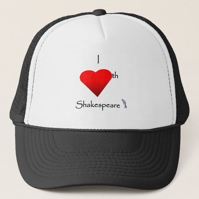 Gorra De Camionero Amor de Shakespeare (Anverso)