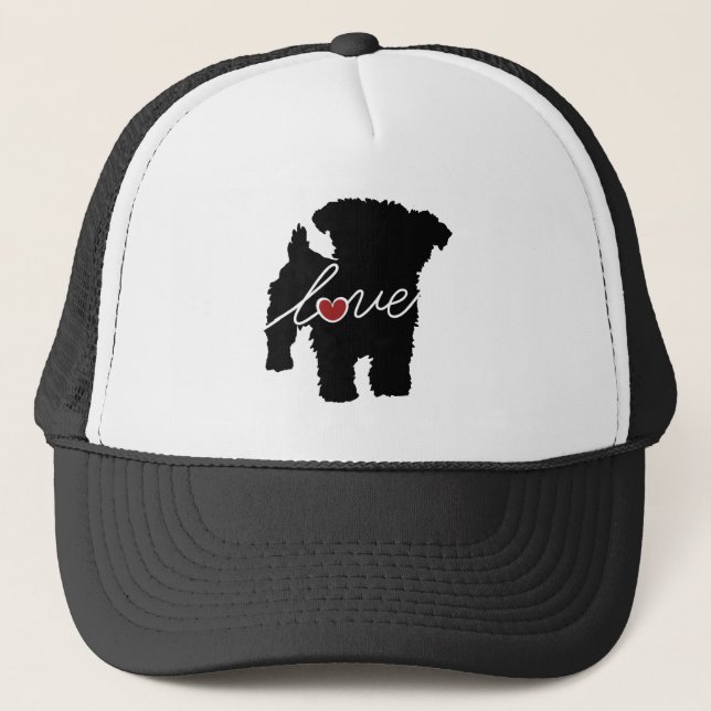 Gorra De Camionero Amor de Yorkiepoo (Yorkie/caniche) (Anverso)