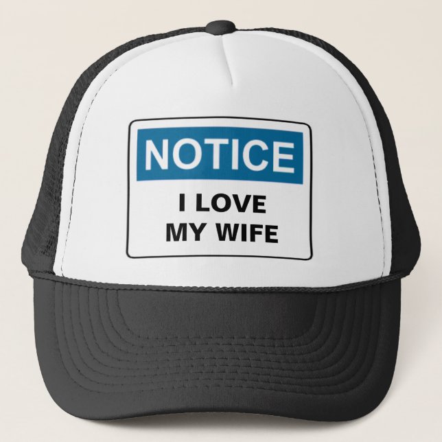 GORRA DE CAMIONERO AMOR DEL AVISO I MI ESPOSA (Anverso)