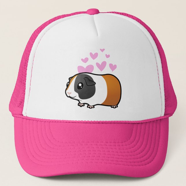 Gorra De Camionero Amor del conejillo de Indias (pelo liso) (Anverso)