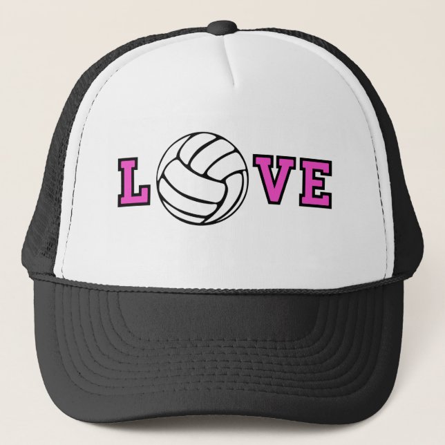Gorra De Camionero Amor del voleibol (Anverso)