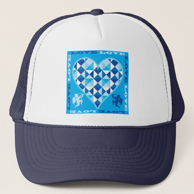 Gorra De Camionero Amor (Diamante Azul) (Anverso)