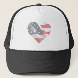 Gorra De Camionero Amor Estados Unidos Bandera Rustica Americana Estr