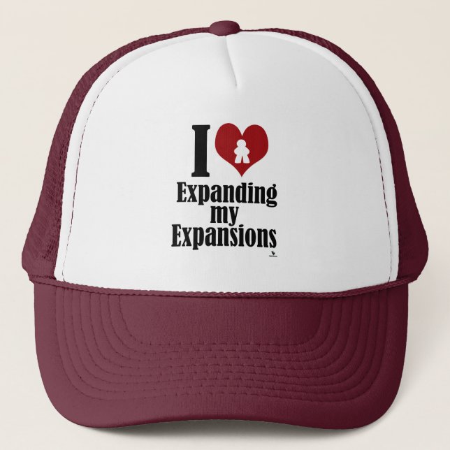 Gorra De Camionero Amor expandiendo mi motor de juegos de expansiones (Anverso)