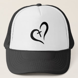 GORRA DE CAMIONERO AMOR + FE = BENDICIÓN  