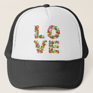 Gorra De Camionero amor floral