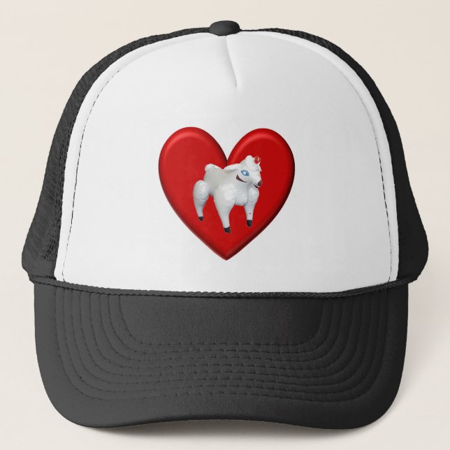 Gorra De Camionero Amor inflable de las ovejas (Anverso)