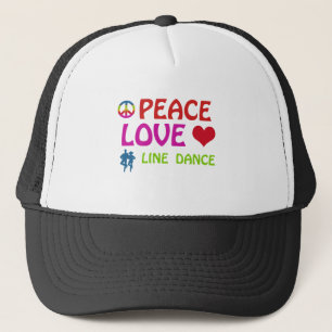 Gorra De Camionero Amor Linedance de la paz
