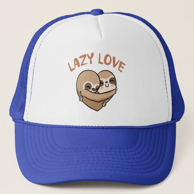 Gorra De Camionero Amor perezoso (Anverso)