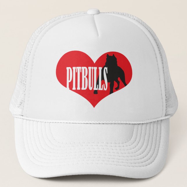 Gorra De Camionero Amor Pitbulls (Anverso)
