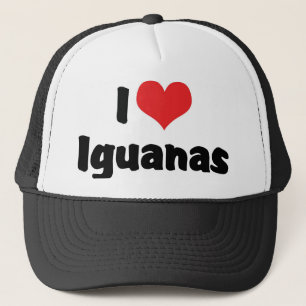 Gorra De Camionero Amor por Iguanas de Corazón - Amante de Lagartos