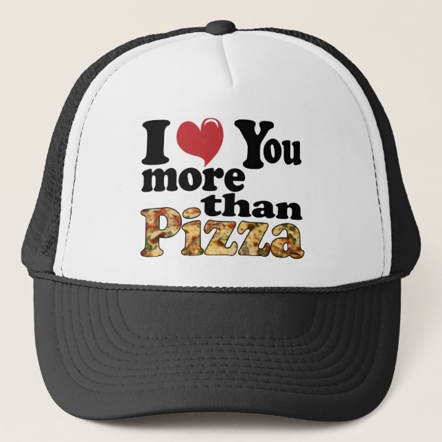 Gorra De Camionero Amor por la Pizza (Anverso)