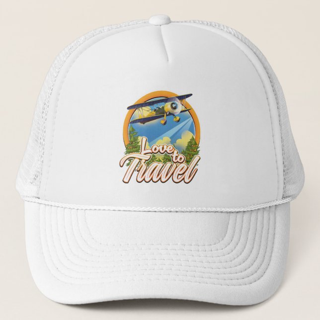 Gorra De Camionero Amor por viajar (Anverso)