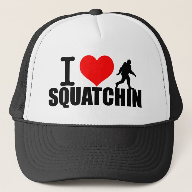 Gorra De Camionero Amor Squatchin que va (Anverso)