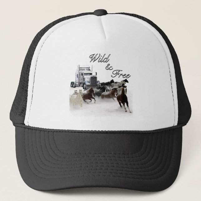 Gorra De Camionero &amp salvaje; Libre (Anverso)