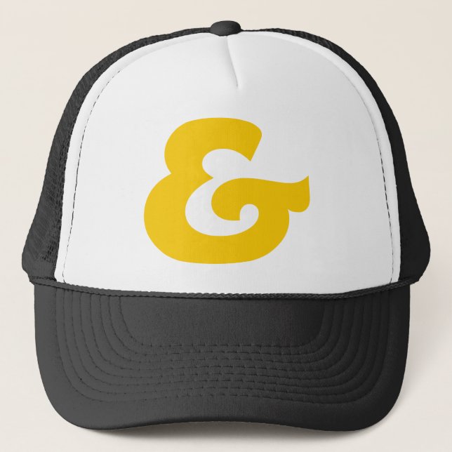 Gorra De Camionero Ampersand (Anverso)
