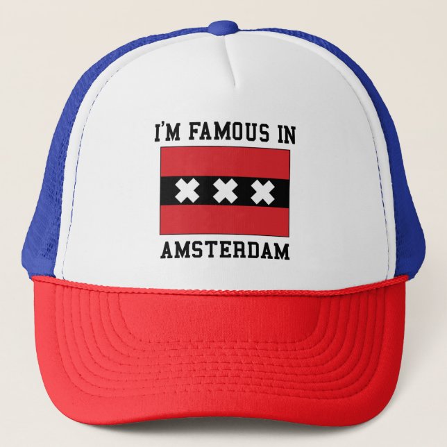 Gorra De Camionero Amsterdam, Países Bajos (Anverso)
