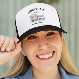Gorra De Camionero Amsterdam Vintage Landscape
