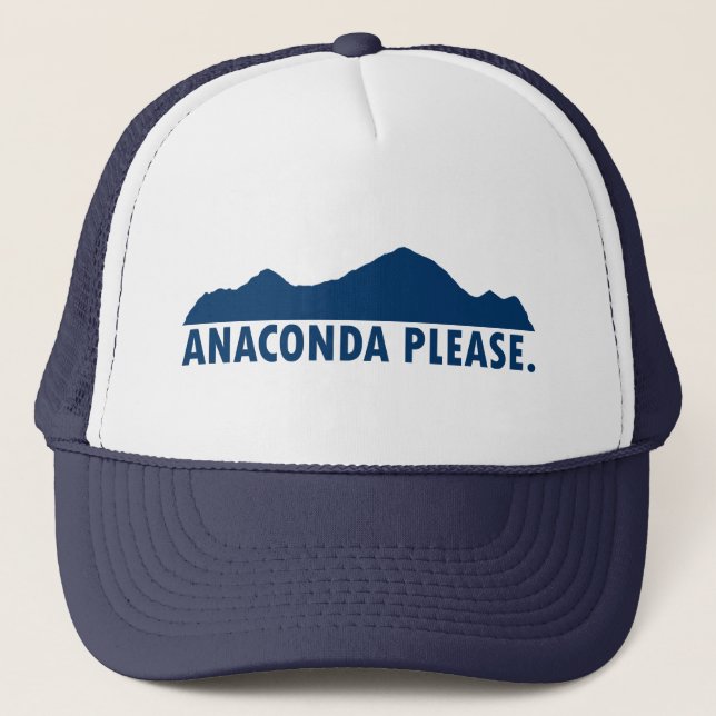 Gorra De Camionero Anaconda Montana Please (Anverso)