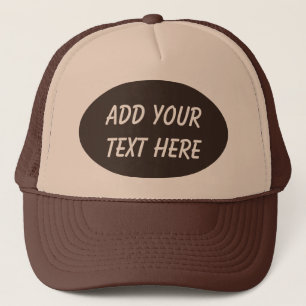 GORRA DE CAMIONERO AÑADA SU TEXTO HERE-HAT
