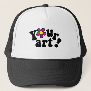 Gorra De Camionero ¡Añada sus PROPIAS ilustraciones, foto o refrán
