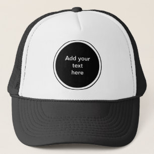 Gorra De Camionero Añadir el texto aquí - PLANTILLA