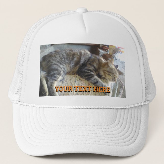 Gorra De Camionero Añadir Nombre Y Foto Personalizados (Anverso)