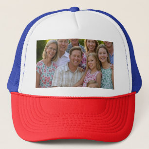 Gorra De Camionero Añadir Personalizar de fotografía de Reunión Famil