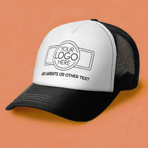 Gorra De Camionero Añadir su logotipo de negocios moderno Minimalista