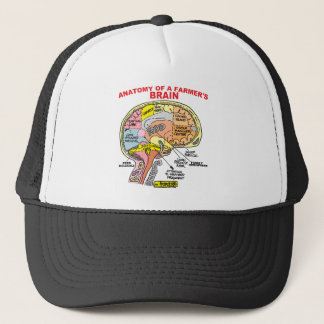 GORRA DE CAMIONERO ANATOMÍA DEL CEREBRO DE UN GRANJERO