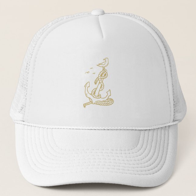 Gorra De Camionero Anchor Bird (Anverso)