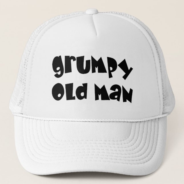Gorra De Camionero anciano gruñón (Anverso)