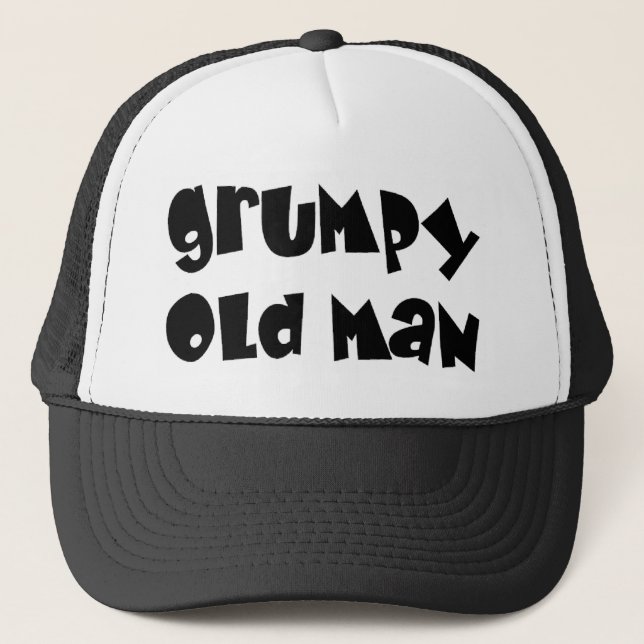 Gorra De Camionero anciano gruñón (Anverso)