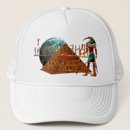 Gorra De Camionero Ancianos secretos THOTH 3D Egyptian Scifi