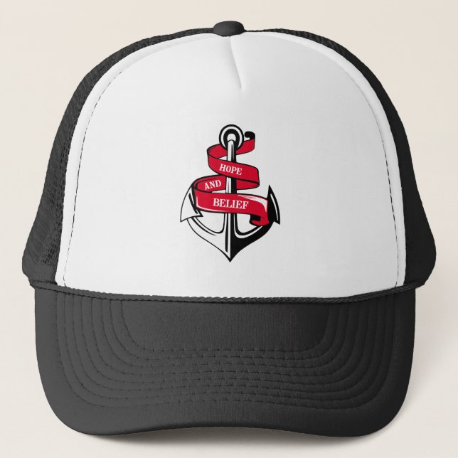 Gorra De Camionero Ancla (Anverso)