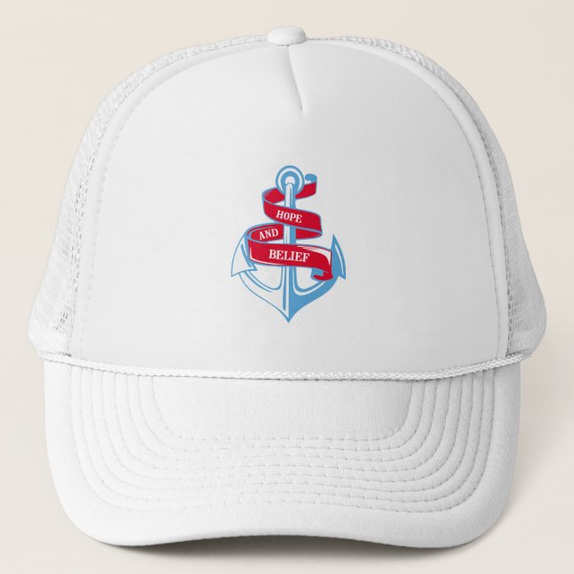 Gorra De Camionero Ancla (Anverso)