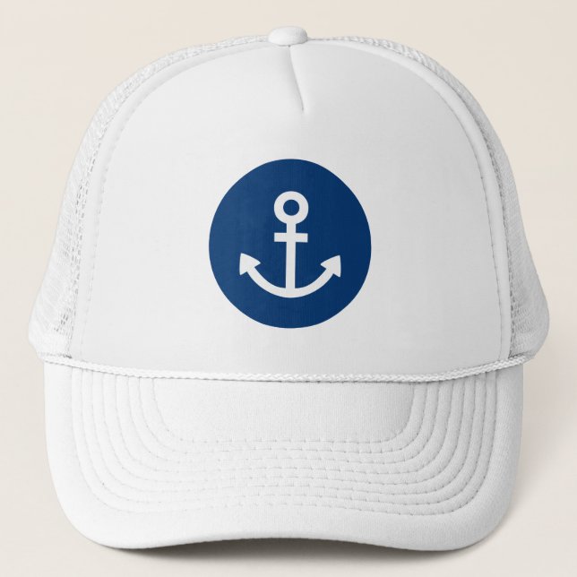 Gorra De Camionero Ancla (Anverso)