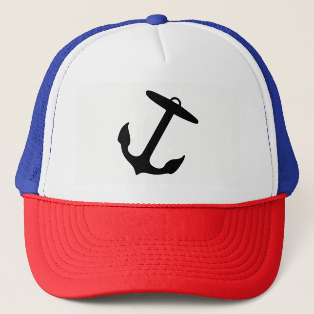 Gorra De Camionero Ancla (Anverso)