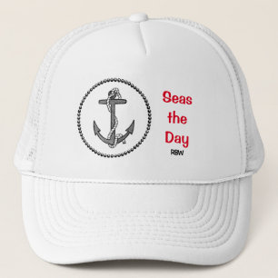 Gorra De Camionero Anclaje personalizado "Los mares, el día"