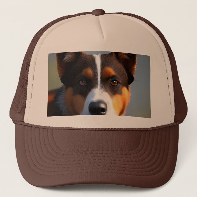 Gorra De Camionero Andy The Australian Blue Heeler, (Anverso)