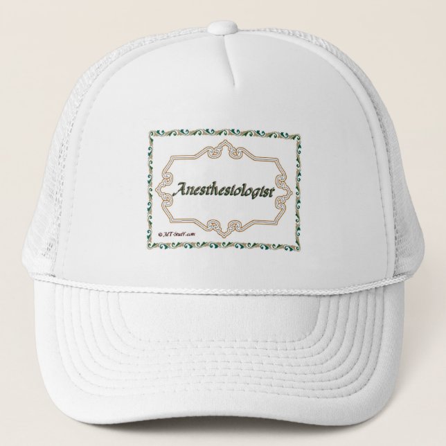 Gorra De Camionero Anesthesiologist - con clase (Anverso)