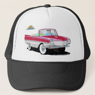 Gorra De Camionero Anfíciar rojo-blanco