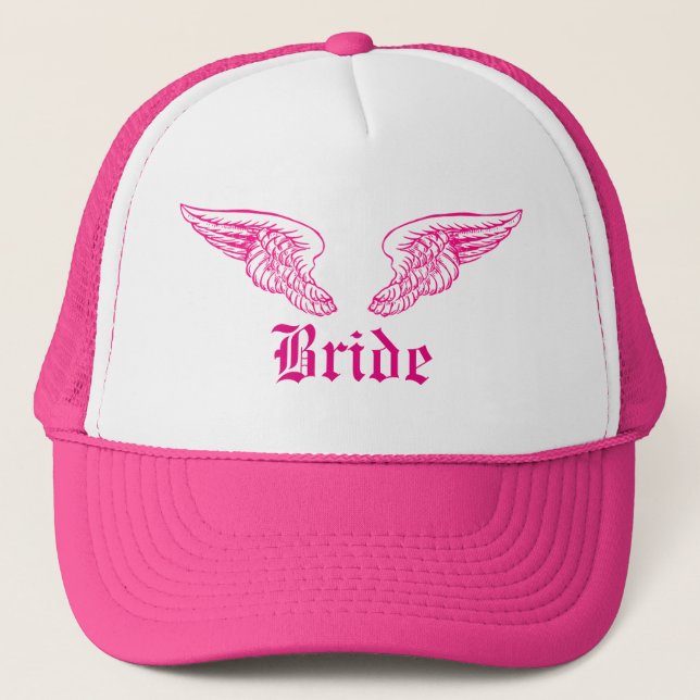 Gorra De Camionero Ángel alas novias soltera (Anverso)