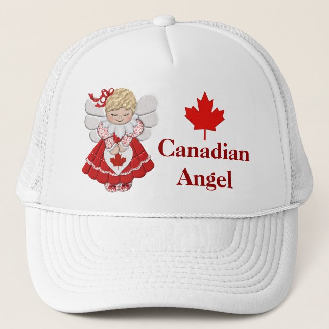 Gorra De Camionero Ángel canadiense (Anverso)