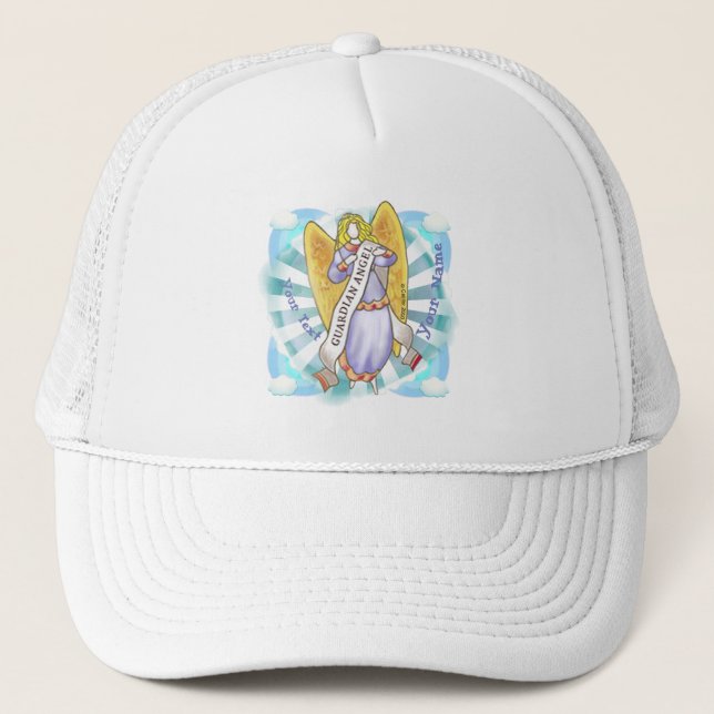 Gorra De Camionero Ángel de la Guardia Cristiana (Anverso)