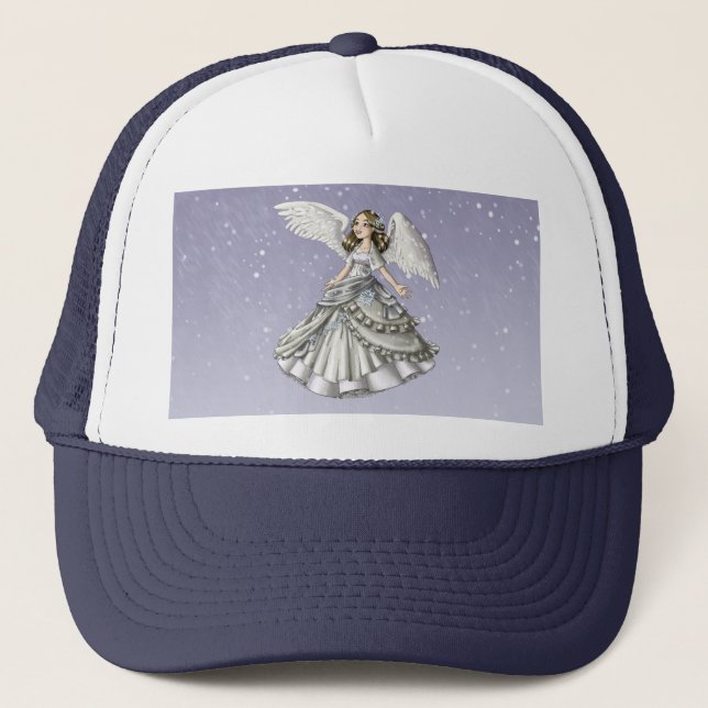 Gorra De Camionero Ángel de la nieve (Anverso)