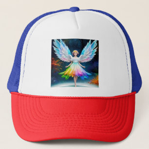 Gorra De Camionero Ángel hermoso con alas 35444